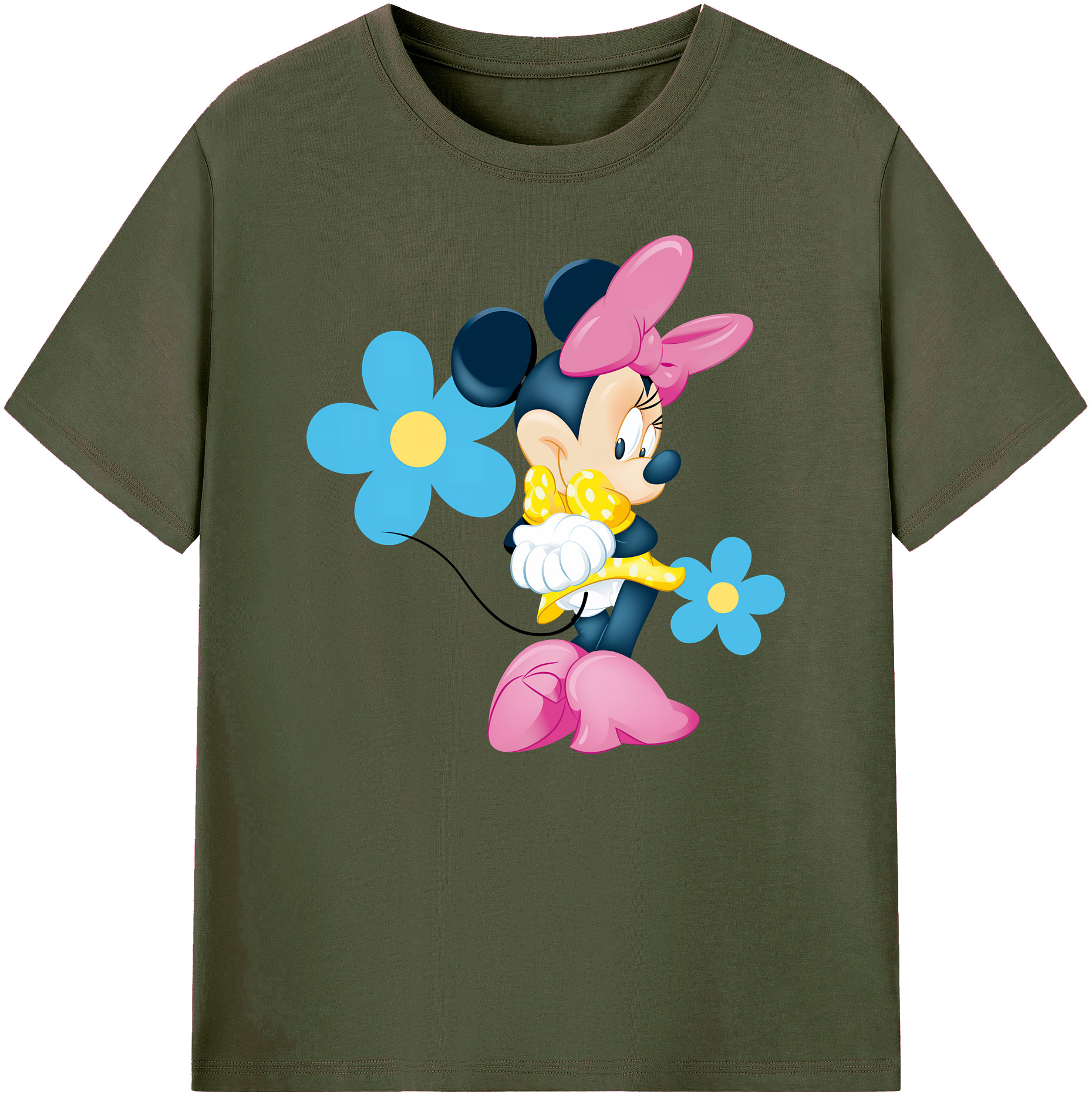 ミッキーマウス Mickey Mouse 綿100％ メンズ半袖Tシャツ｜肌触りやわらか＆通気性